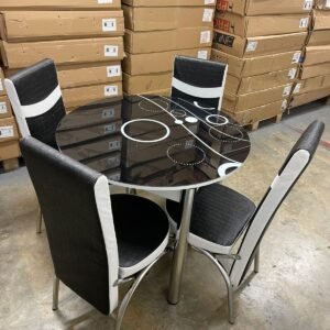 Black Dining Set