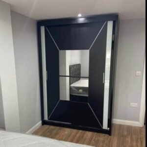 Geometric Sliding Wardrobe