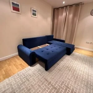 Azure Corner Sofa Bed